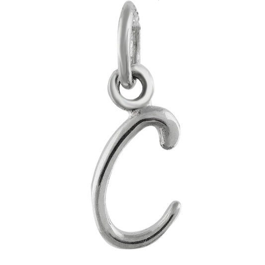 Tiny Initial Letter C Charm