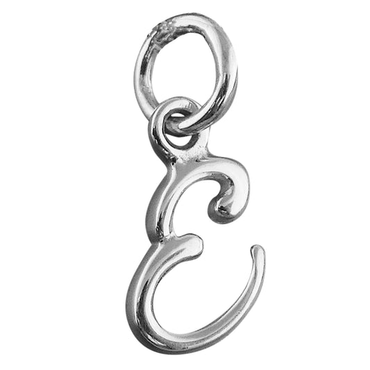 Tiny Initial Letter E Charm