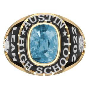 Yellow Celebrium Traditional Petite Class Ring