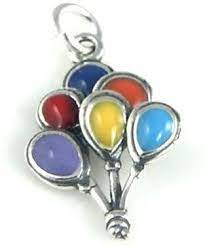 Balloons Charm with Enamel