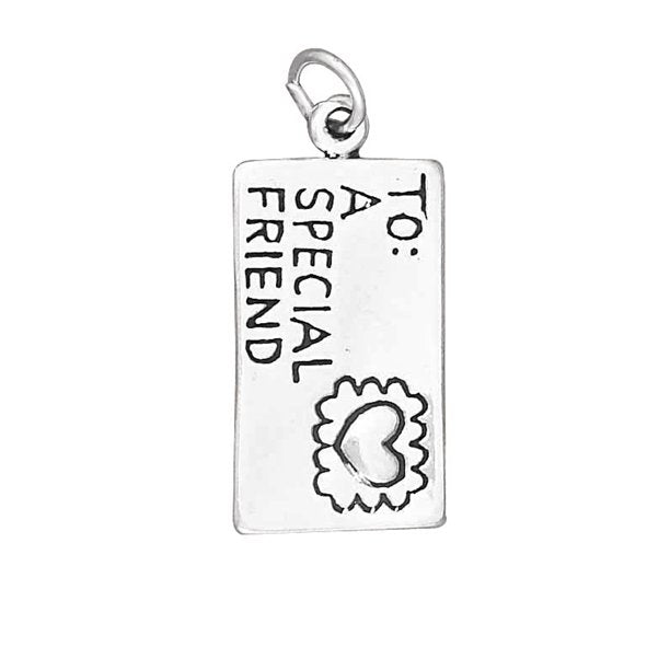 Special Friend Letter Charm