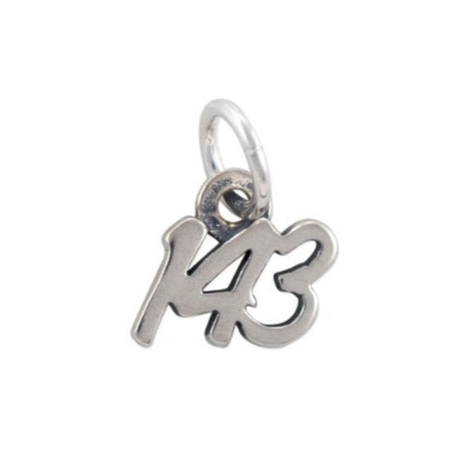 143 (I Love You) Charm