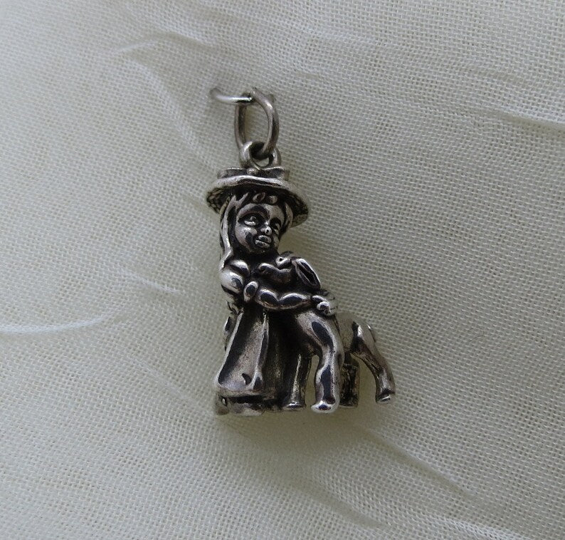 Mary with Little Lamb Charm