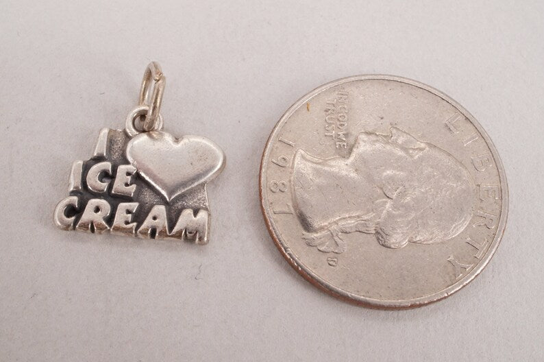 I Heart Ice Cream Charm