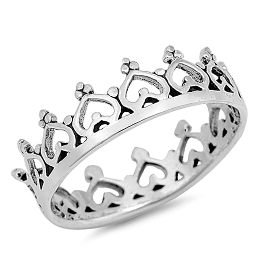 Heart Crown Ring