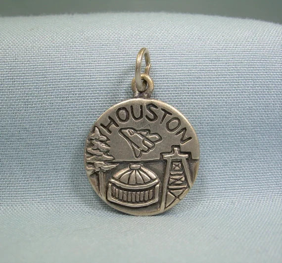 “Houston" TX "The Space City" 2-Sided Charm