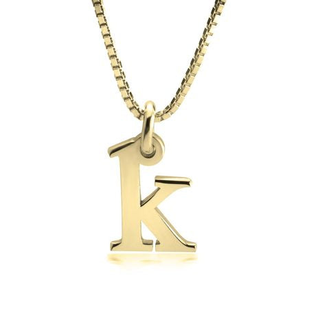 Small Letter Initial Necklace