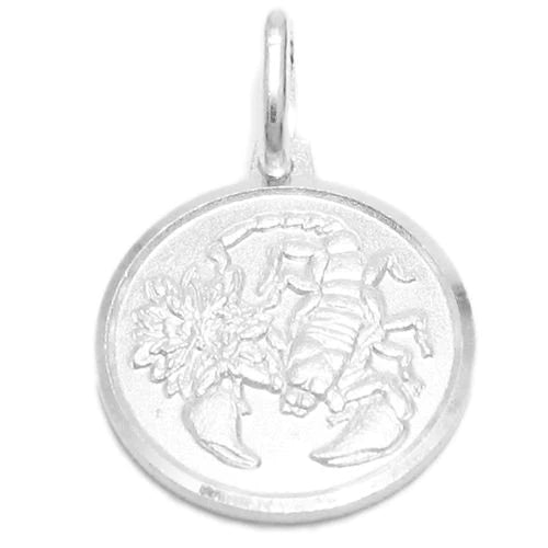 Small Zodiac Sign Medallion Pendant Charm