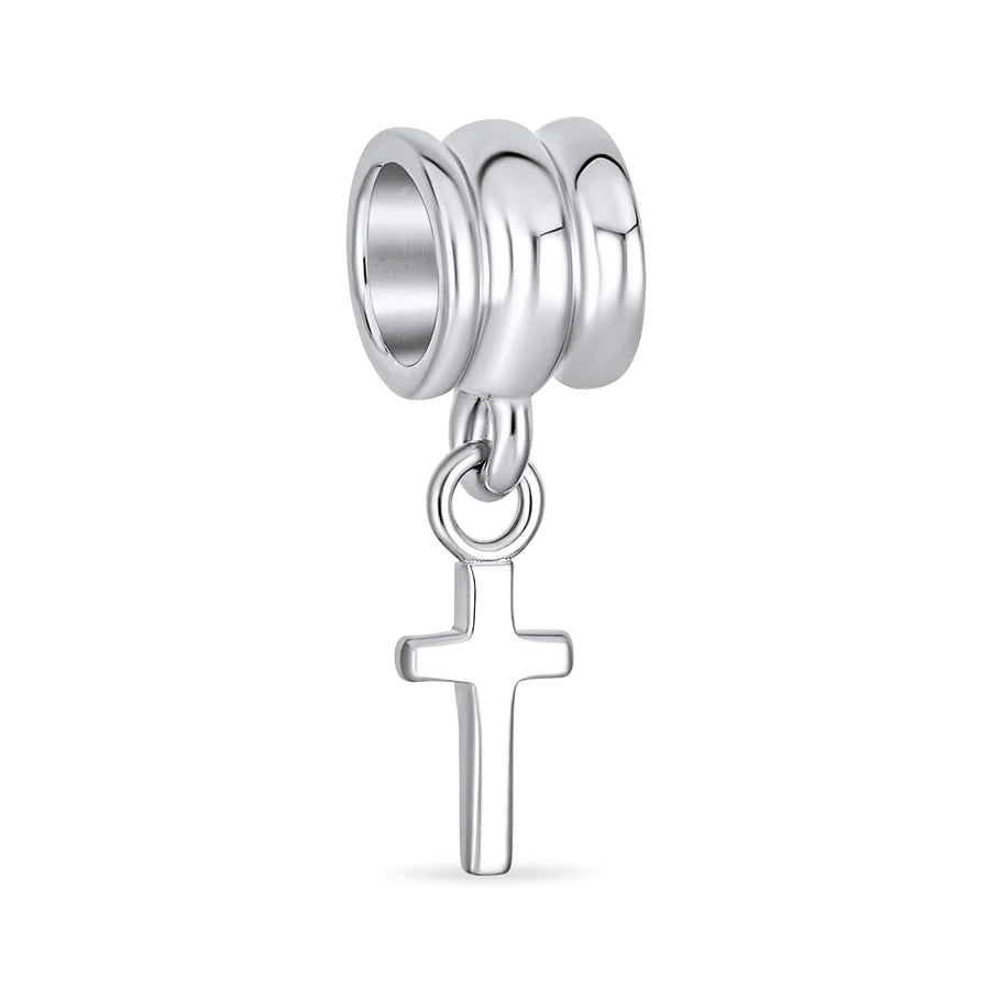 Cross Dangle Bead Charm