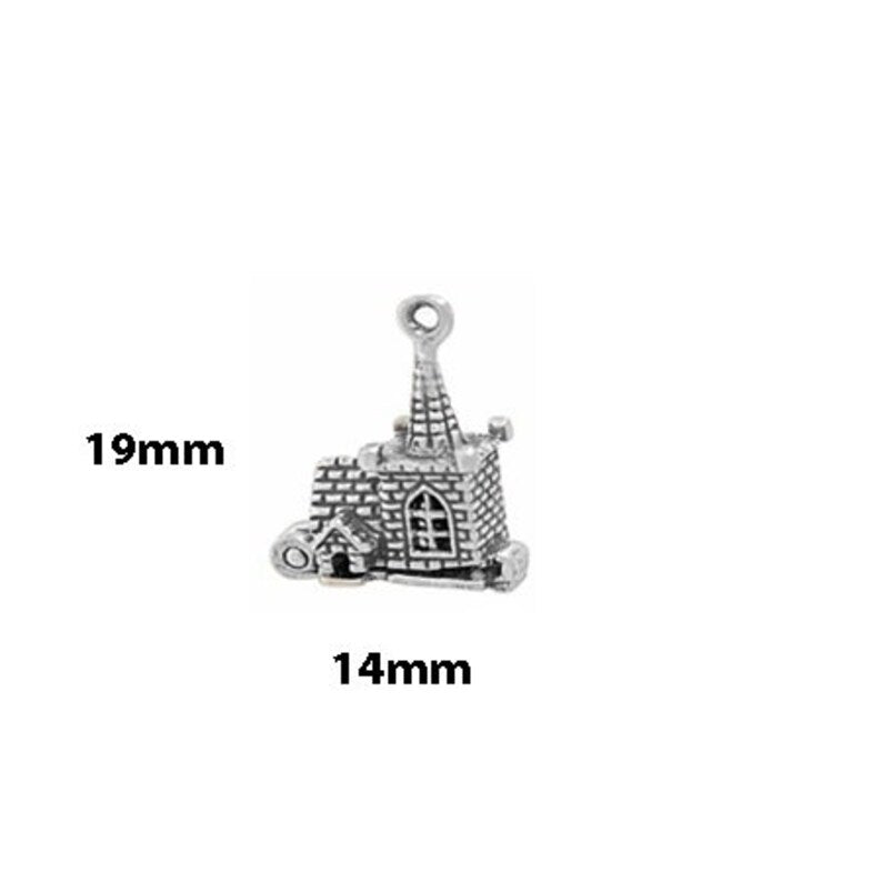 3D Movable Church Charm