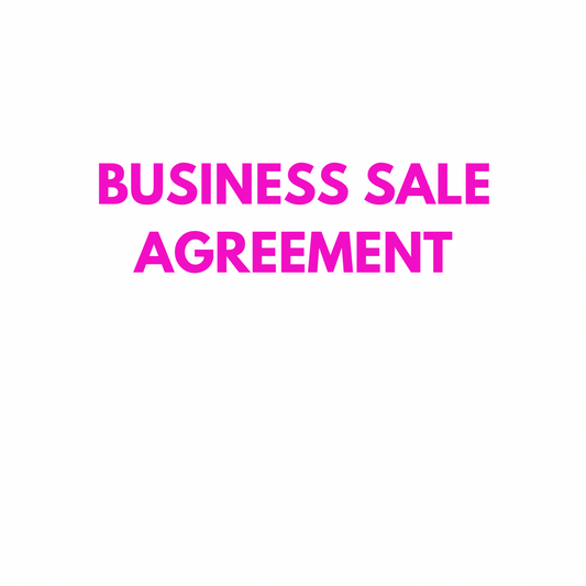 Business Sale Agreement