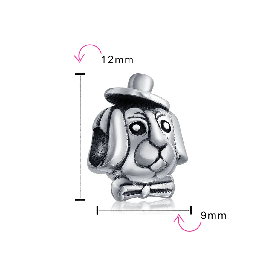 Top Dog Bead Charm