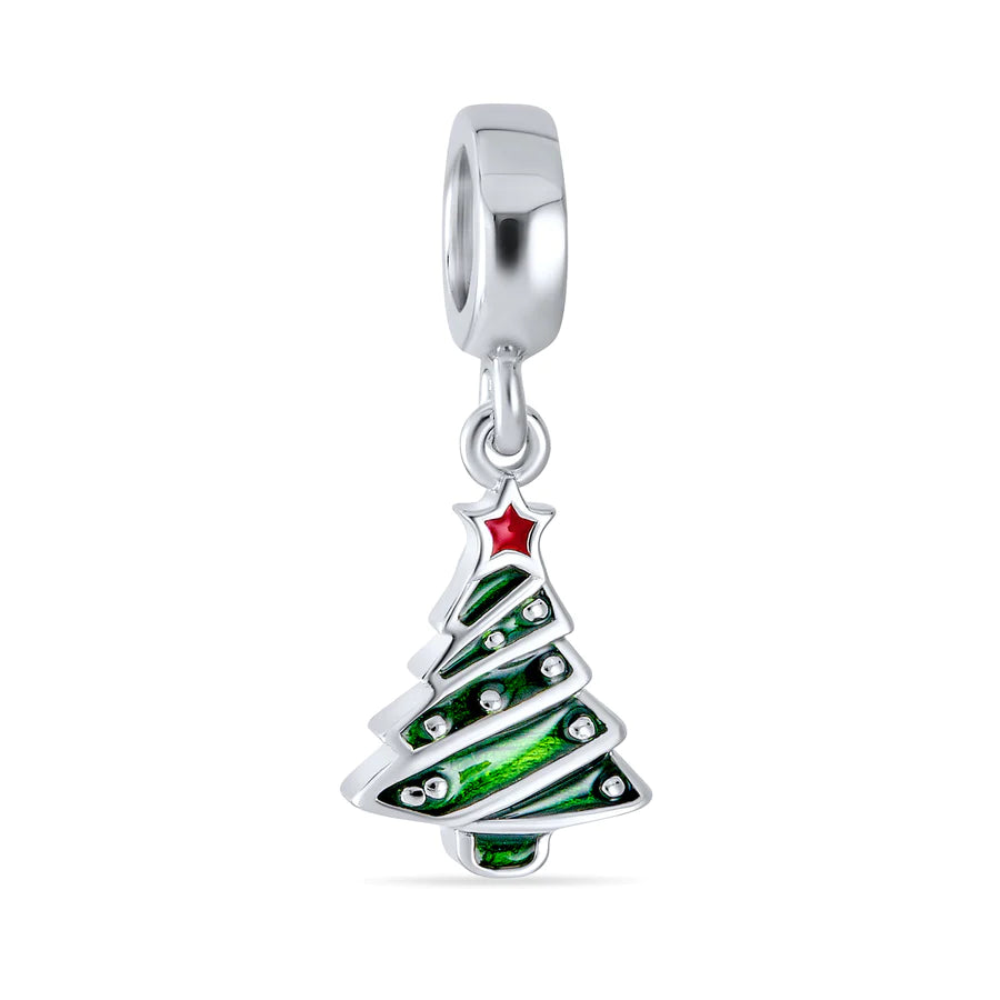 Christmas Tree Dangle Bead Charm