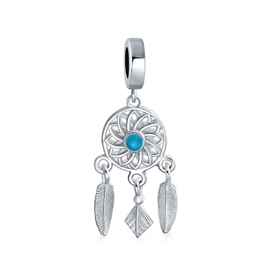 Dream Catcher Dangle Bead Charm