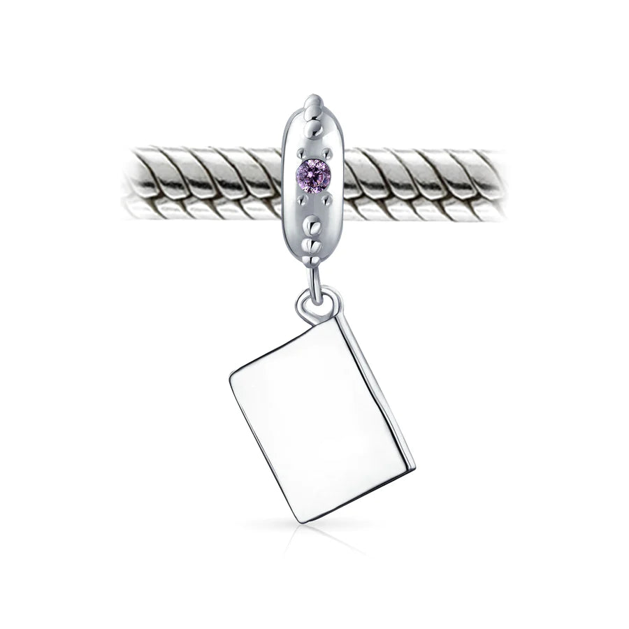 Passport Dangle Bead Charm