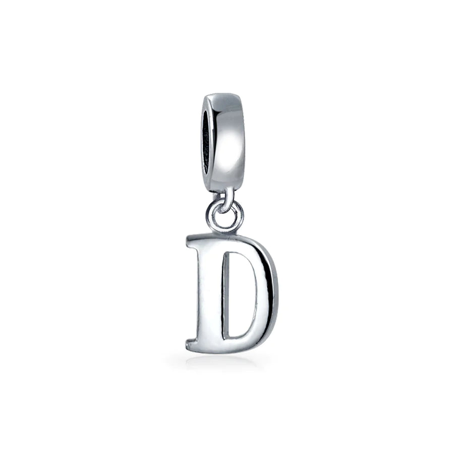 Letter Dangle Bead Charm