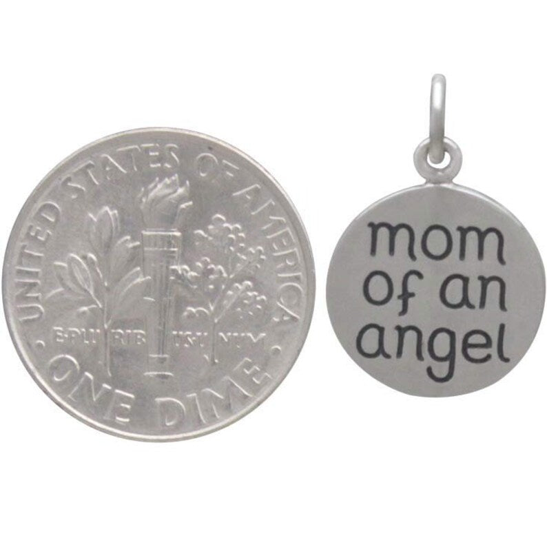 Mom Of An Angel Charm