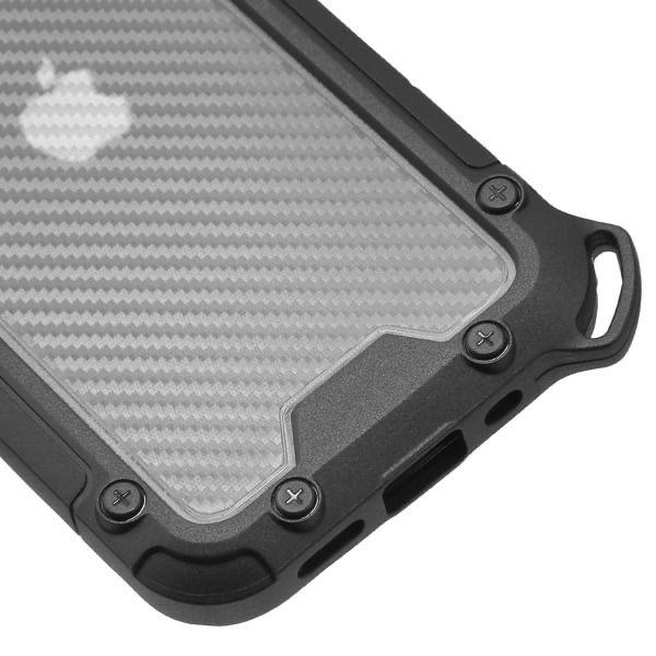 Apple IPhone 12 Mini Carbon Fiber Texture Hybrid Case