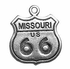 Missouri Route 66 Highway Sign Charm