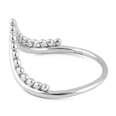 V Shape Beads Ring