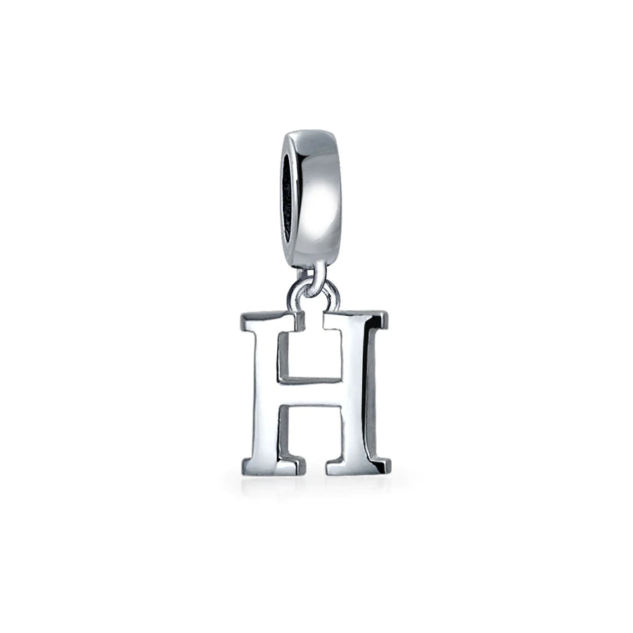 Letter Dangle Bead Charm