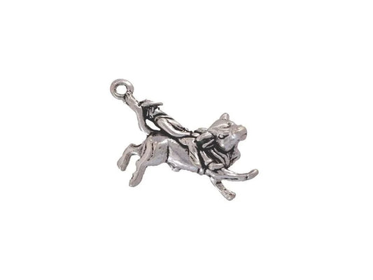 Bull Rider Charm