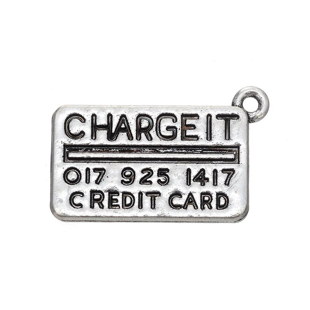 Charge It Credit Card Charm