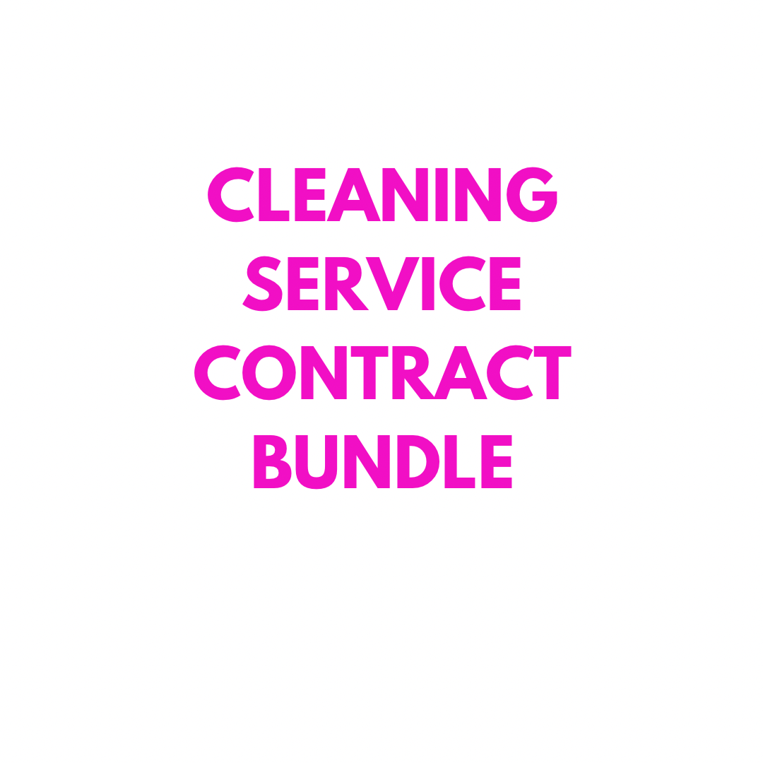 Cleaning Service Contract Bundle