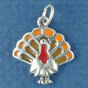 Enamel Turkey Charm