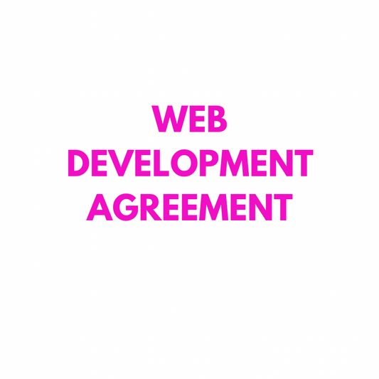 Web Development Agreement