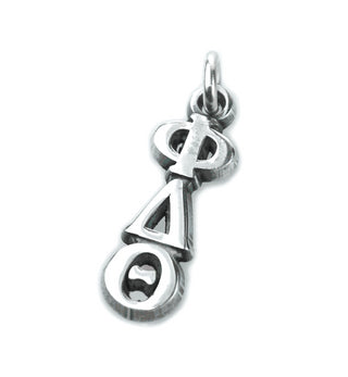 Custom Greek Drop Lavalier Charm