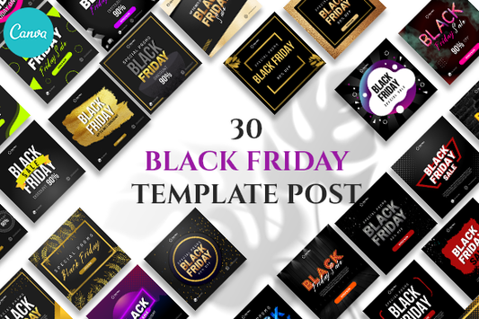 Black Friday Post Feed Canva