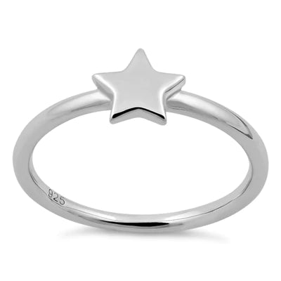 Sterling Silver Star Ring