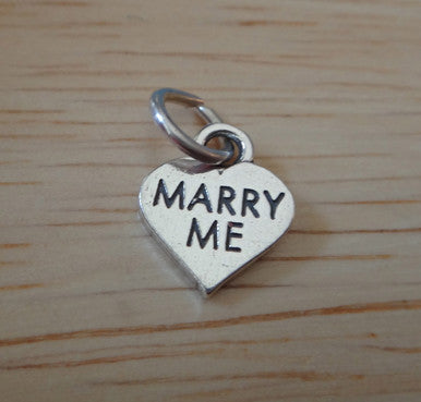 Marry Me Heart Conversation Charm