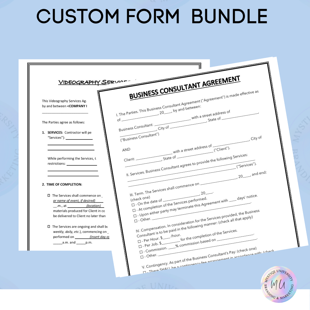 Custom Form Bundle Yearly Access