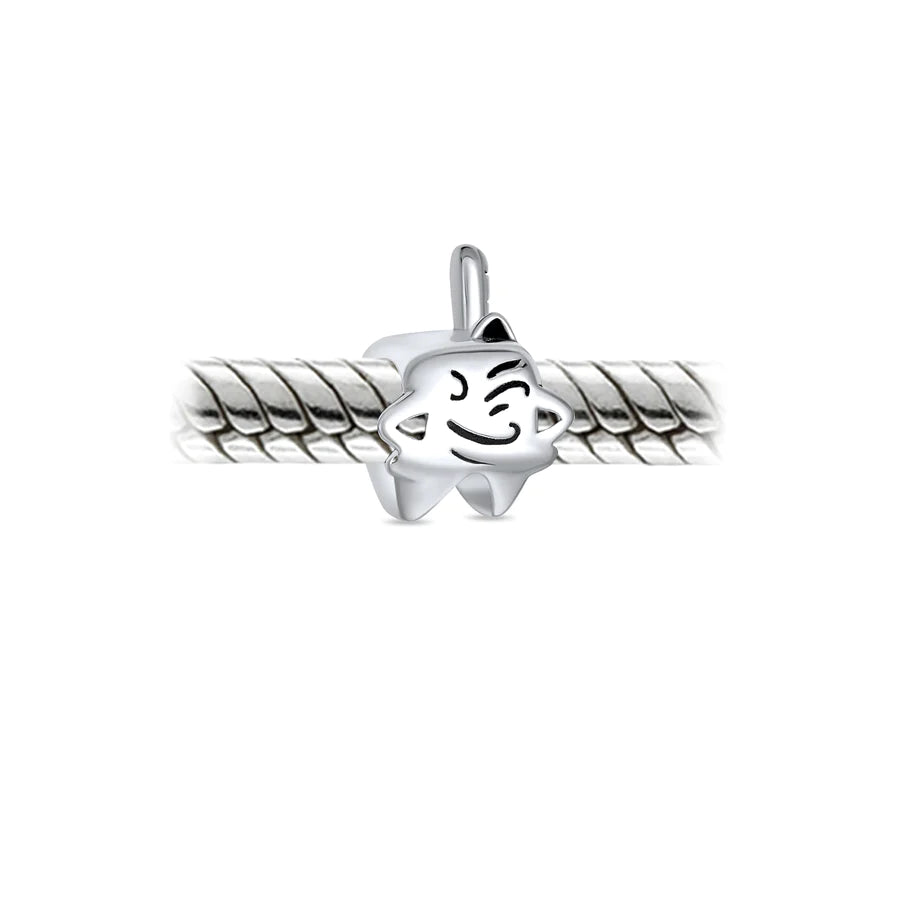 Winking Tooth Bead Charm