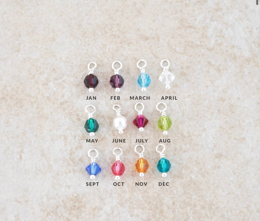 Birthstone Bead Cluster Charm