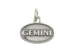 Gemini Zodiac Pendant Charm