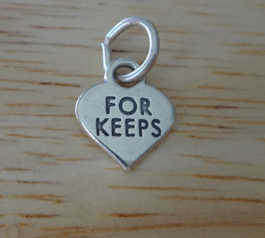 For Keeps Heart Conversation Charm