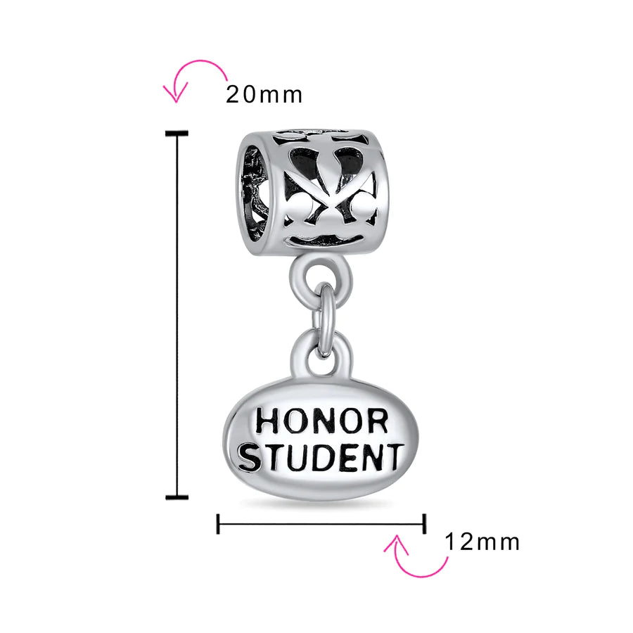 Honor Student Dangle Bead Charm