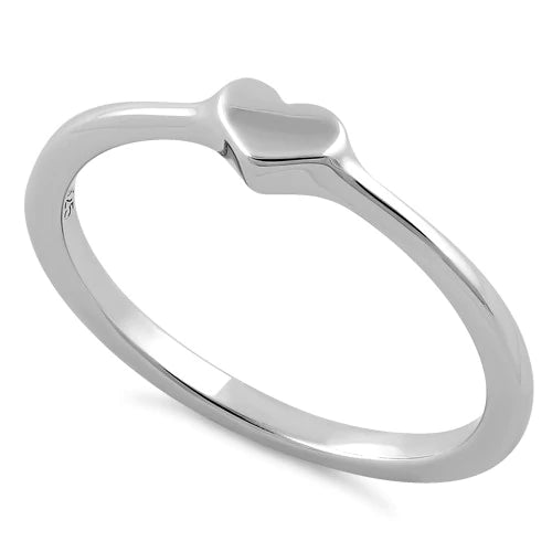 Sterling Silver Small Heart Ring