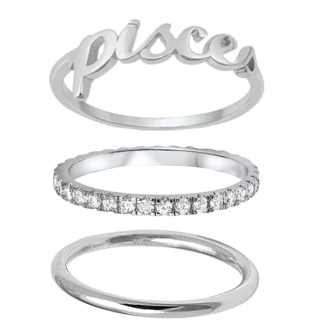 Zodiac Ring Trio