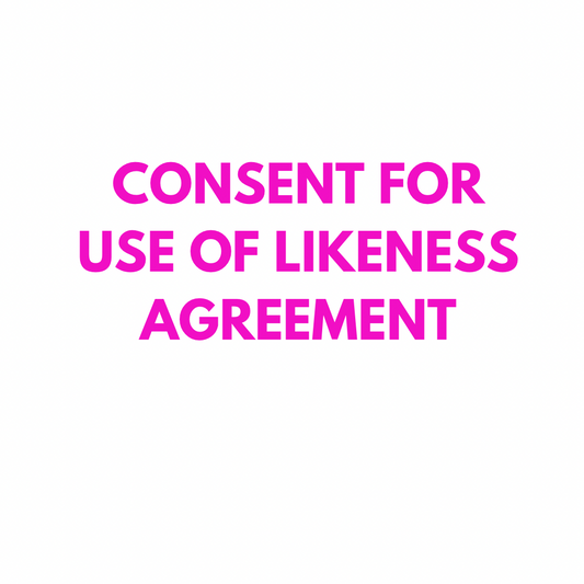 Consent for Use of Likeness Agreement