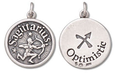 Sagitarious - Optimistic Zodiac Disk Charm