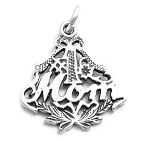 "#1 Mom" Wreath Charm