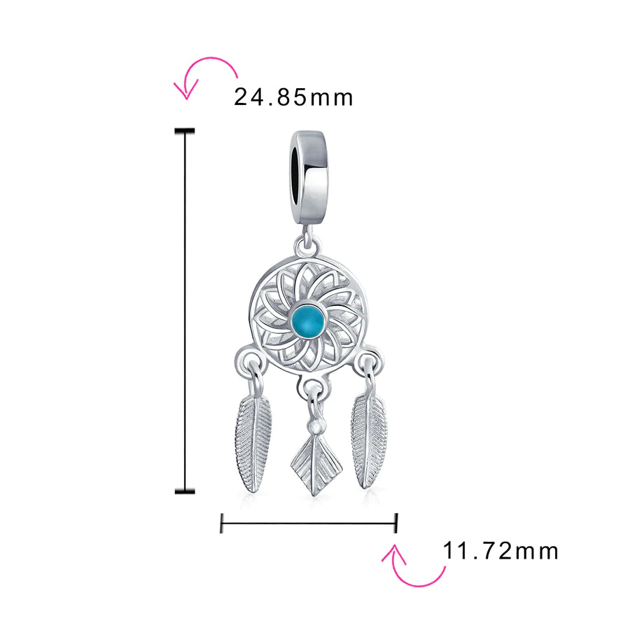 Dream Catcher Dangle Bead Charm