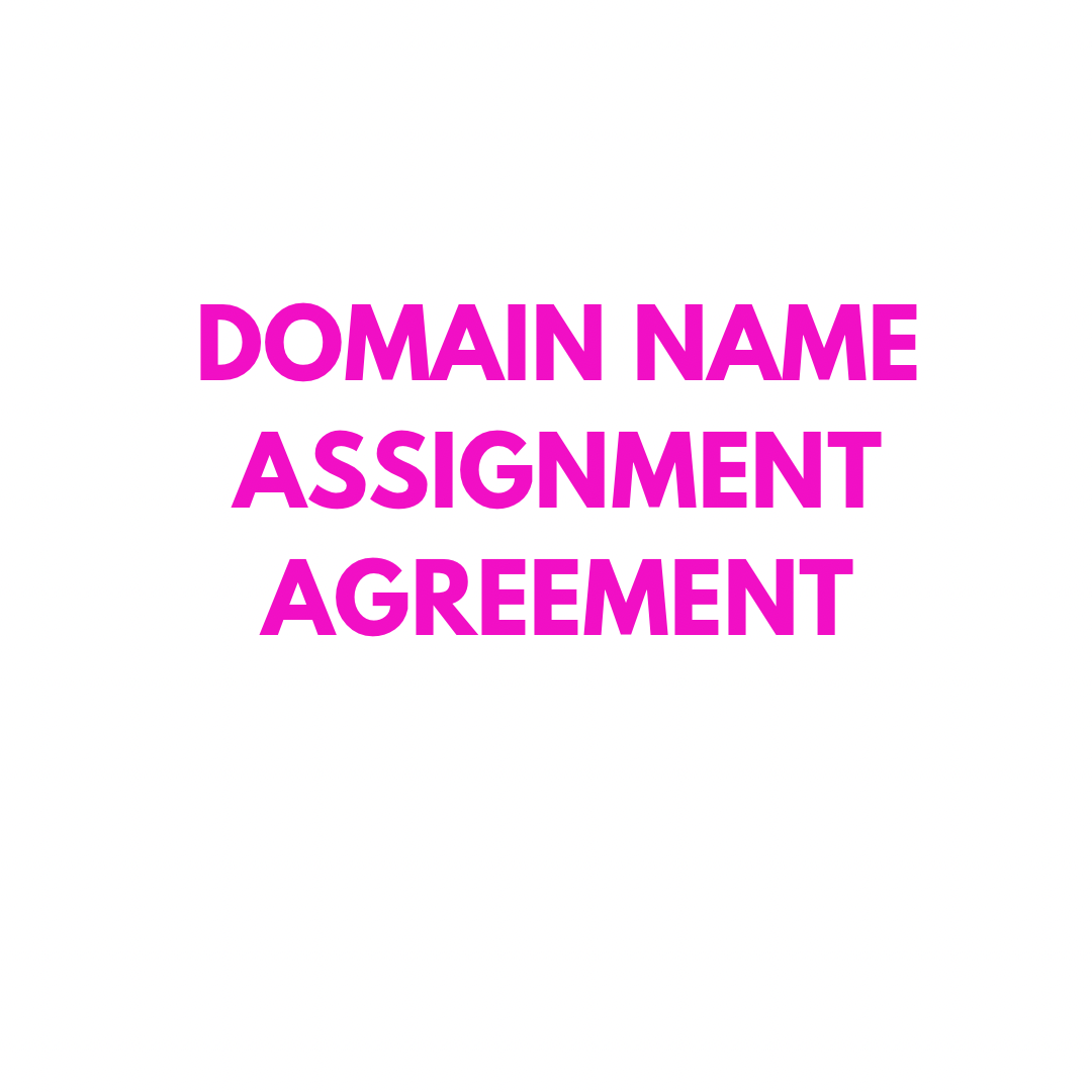 Domain Name Assignment Agreement