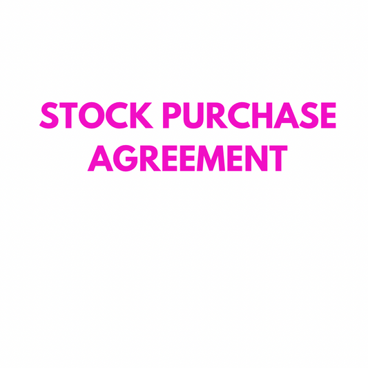 Stock Purchase Agreement