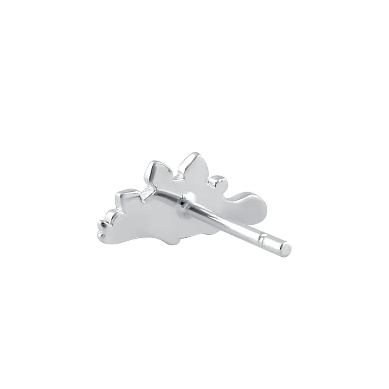 Sterling Silver Stegasaurus Earrings