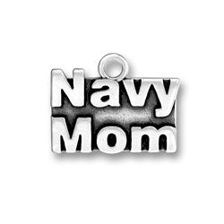 Navy Mom Charm